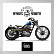 Motocicleta del helicóptero de la libertad de cose