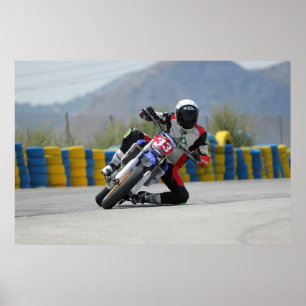 PÓSTER MOTOCICLETA MOTO CARRERAS XTREME MOTORBIKE