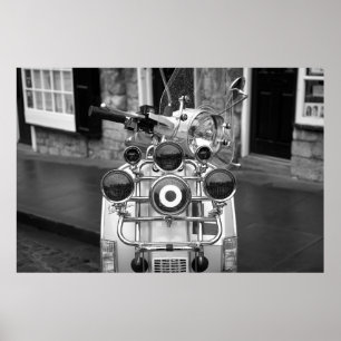 Póster Motocicleta vintage