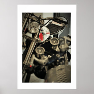 Póster Motocicleta Yahama Triumph Photo Poster
