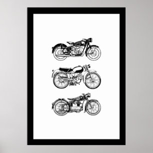 Póster Motocicletas
