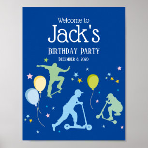 Póster Motocicletas, bicicletas, patines de patinaje, car