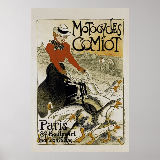 Póster Motocicletas Comiot (Frente)