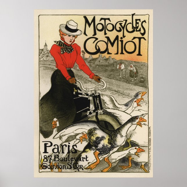 Póster Motocicletas Comiot (Frente)