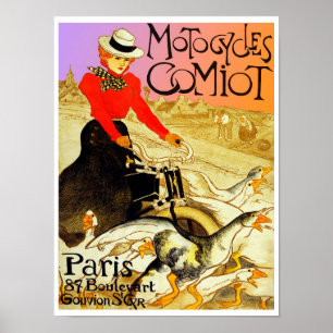 Póster Motocicletas Comiot