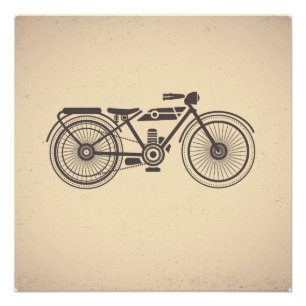 Póster Motocicletas viejas