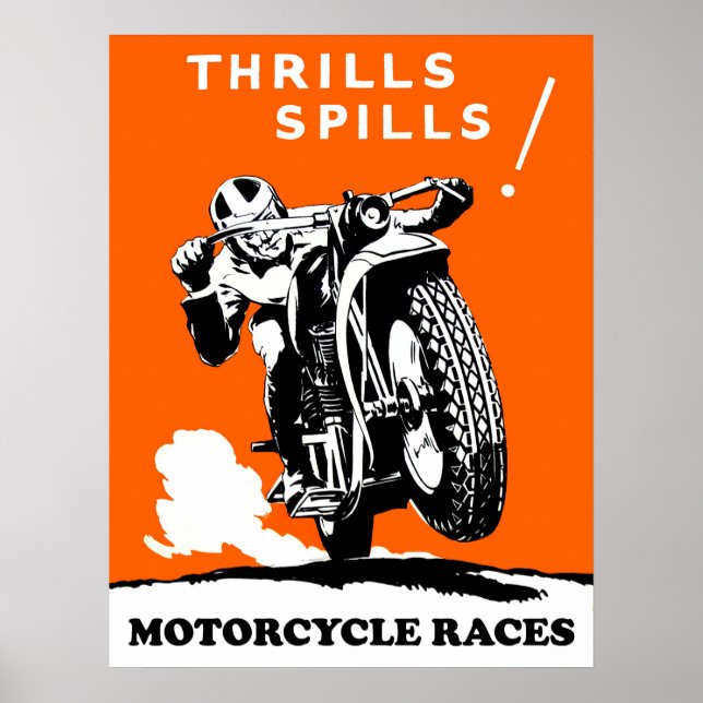 Póster Motociclismo (Frente)