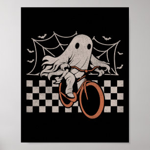 Póster Motociclismo fantasma Halloween Costume Ghoul Bike