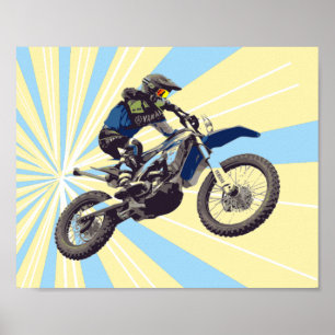 Póster Motocromo