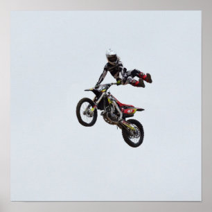 Póster Motocrós del truco