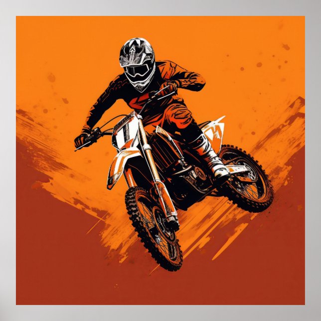 Póster Motocross (Frente)