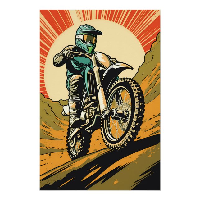 Póster Motocross (Anverso)