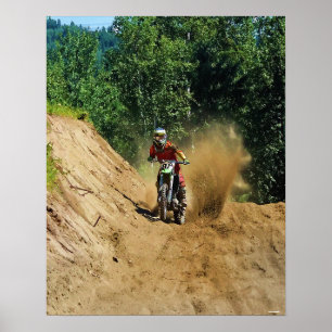Póster Motocross Dirt-Bike Championship Race