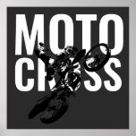 Póster Motocross Motorcycle Sport Pop Art<br><div class="desc">Imagen de arte pop de Motocross</div>