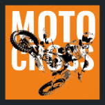 Póster Motocross Motorcycle Sport Pop Art<br><div class="desc">Imagen de arte pop de Motocross</div>