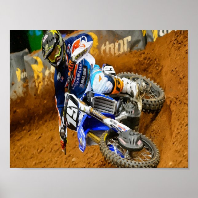 Póster Motocross Racing (Frente)