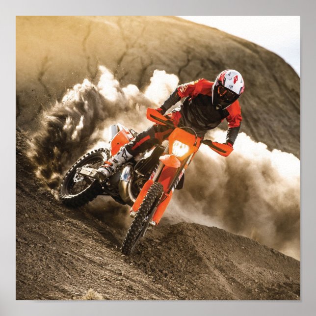 Póster Motocross Rider (Frente)