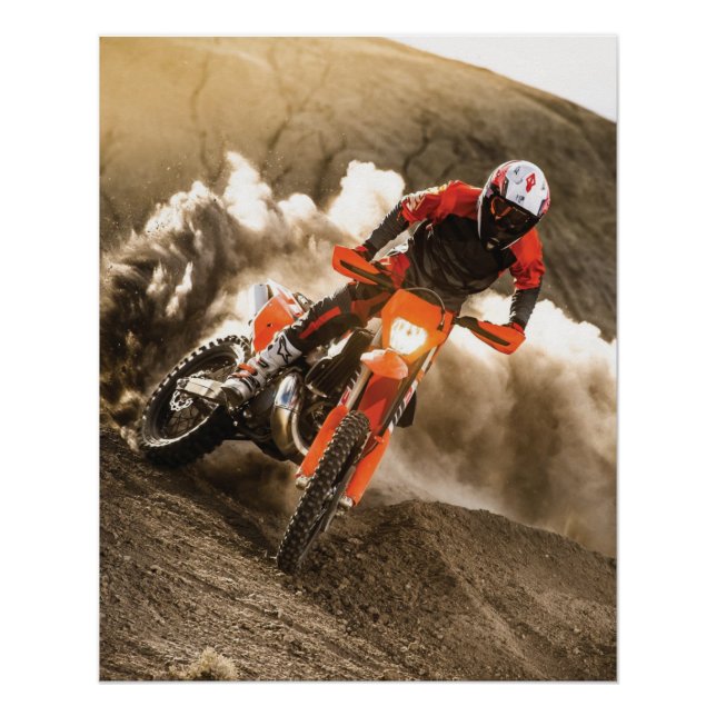 Póster Motocross Rider (Anverso)