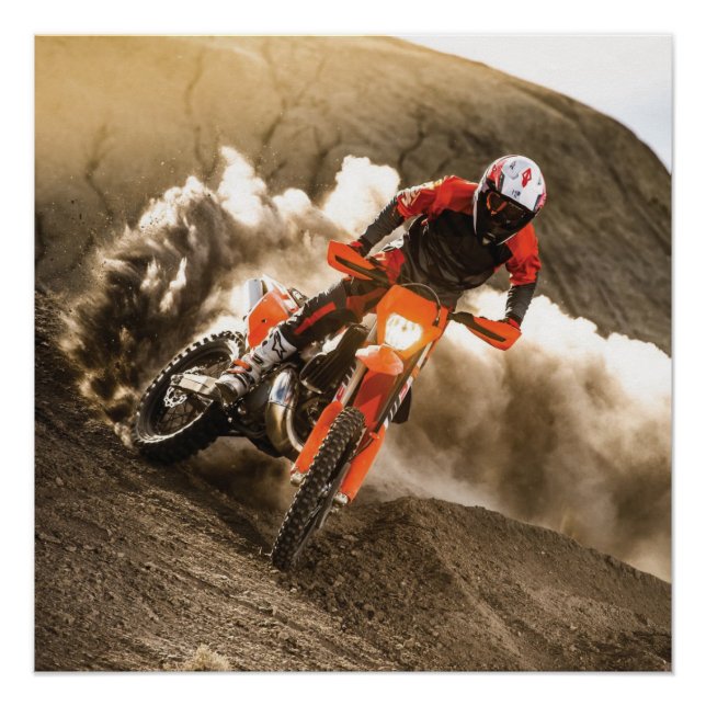 Póster Motocross Rider (Anverso)