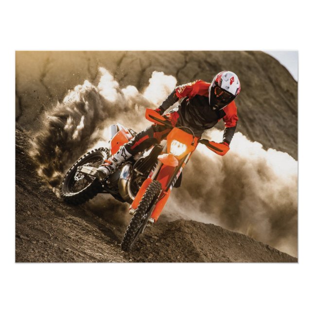 Póster Motocross Rider (Anverso)