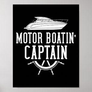 Póster Motor Bote de motor