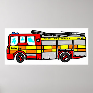 Póster Motor de fuego