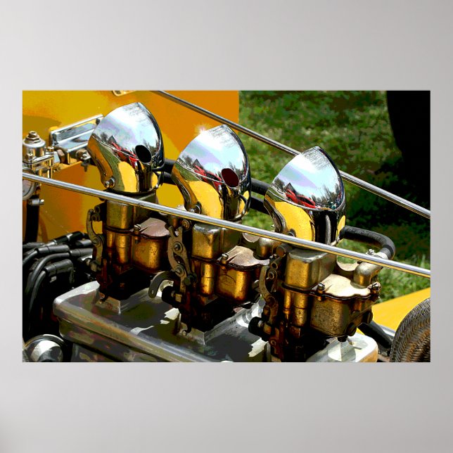 Póster Motor de rod caliente - (Frente)