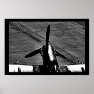 Póster Motor de Spitfire Supermarino