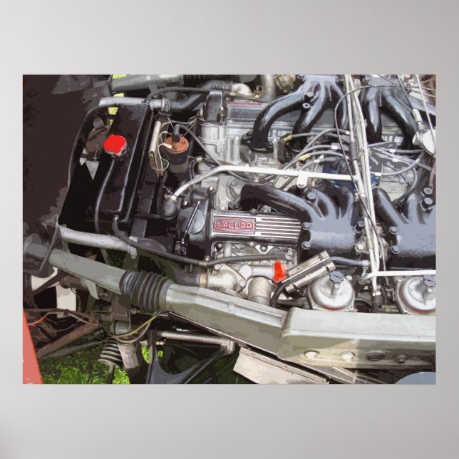 PÓSTER MOTOR DE TIPO E CLÁSICO (Frente)