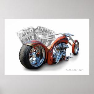 Póster motorcycle