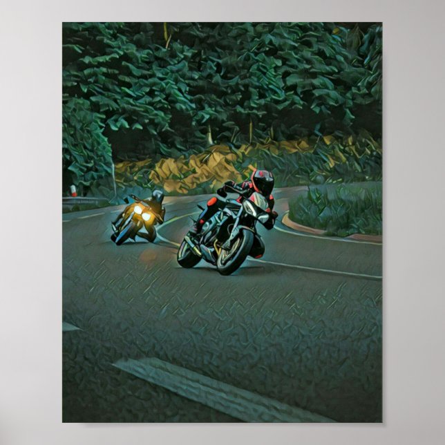 Póster Motorcycle gift (Frente)