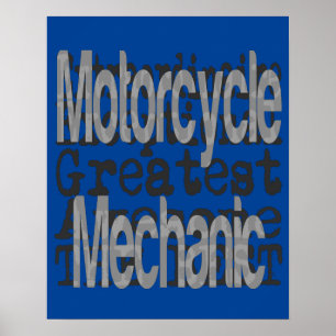 Póster Motorcycle Mechanic Extraordinaire