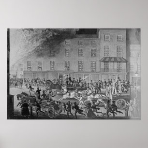 Póster Motores de bomberos de Londres