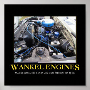 Póster Motores Wankel