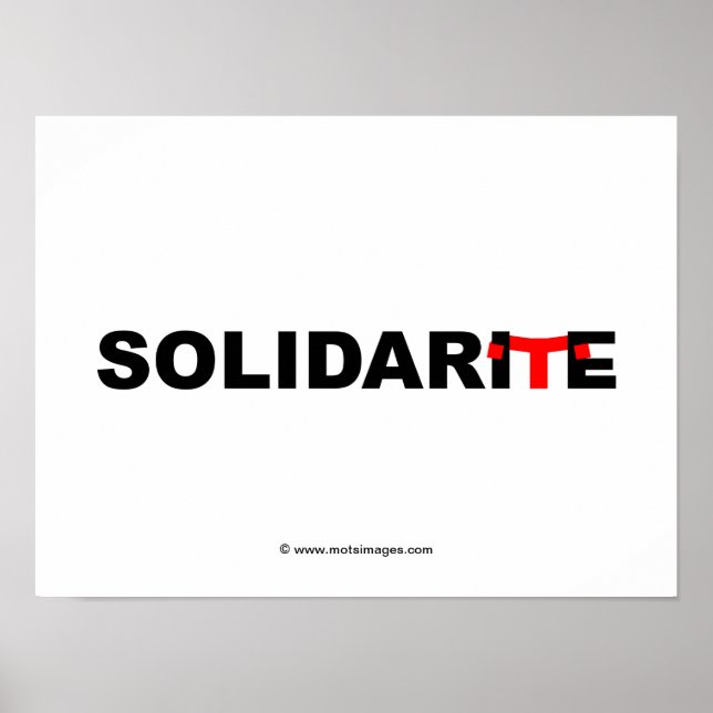 Póster © motsimages: Solidaridad (Frente)