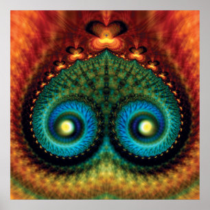 Póster Mounds Fractal