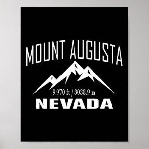 Póster Mount Augusta Nevada Club de Cumbre de Escalada al