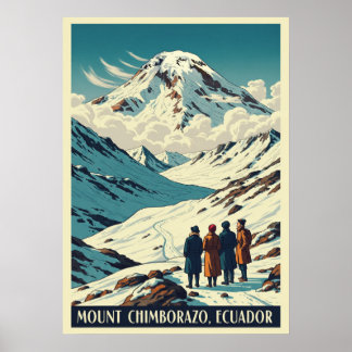 Póster Mount Chimborazo Ecuador V05