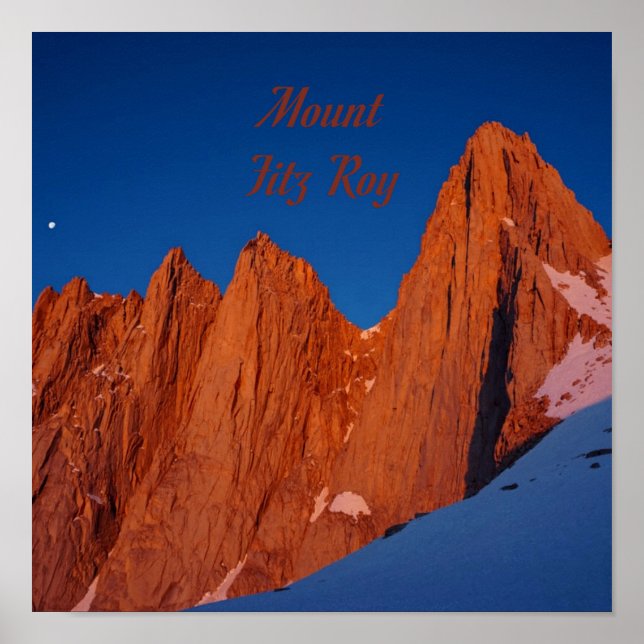 Póster Mount Fitz Roy (Frente)