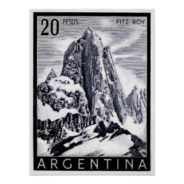 Póster Mount Fitzroy (Anverso)