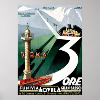 PÓSTER MOUNT GRAN SASSO