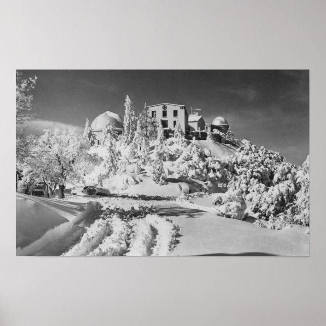 Póster Mount Hamilton, California Lick Observatory (Frente)