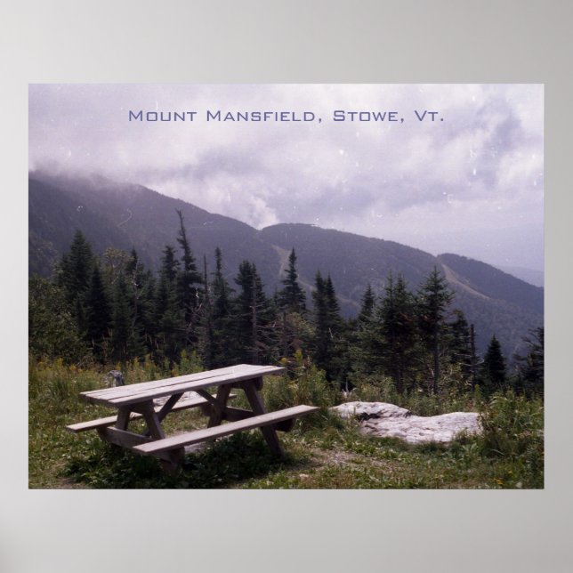 Póster Mount Mansfield, Stowe... (Frente)