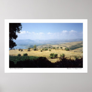 Póster Mount of Beatitudes poster
