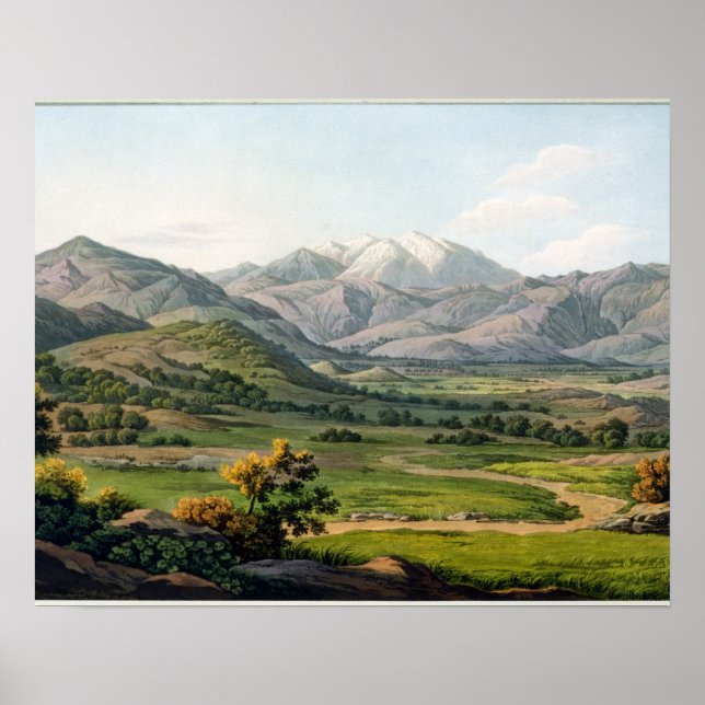 Póster Mount Olympus, as seen between Larissa and Baba, p (Frente)