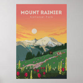Póster Mount Rainier