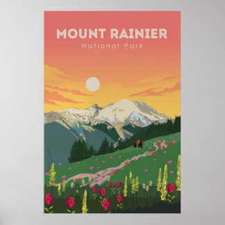 Póster Mount Rainier
