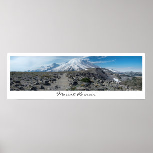Póster Mount Rainier Panorama