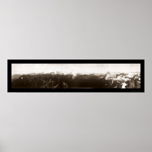 Póster Mount Rainier WA Photo 1908