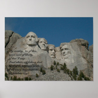 Póster Mount Rushmore